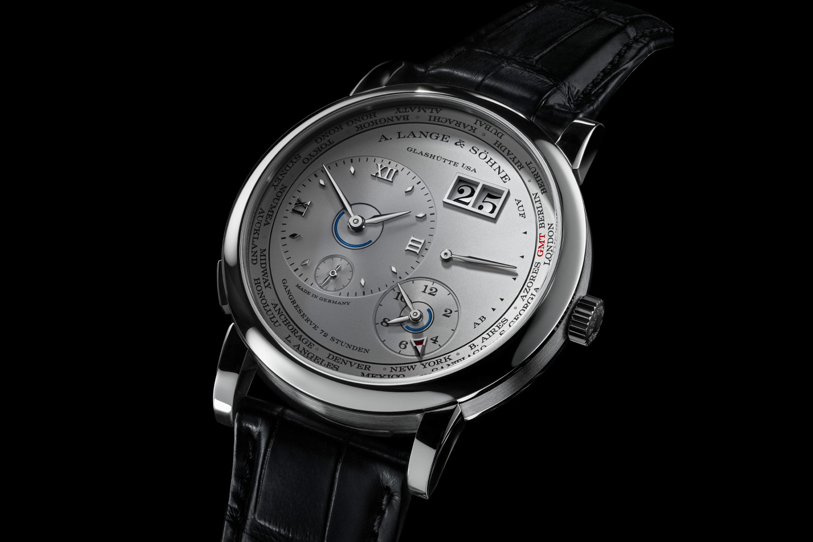 A. Lange & Söhne Launch Lange 1 Time Zone Platinum