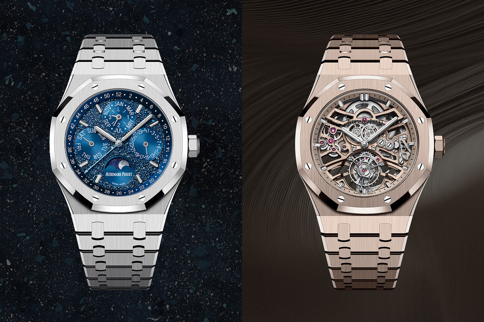 Audemars Piguet Release “John Mayer” Perpetual Calendar and Sand Gold Royal Oak Flying Tourbillon