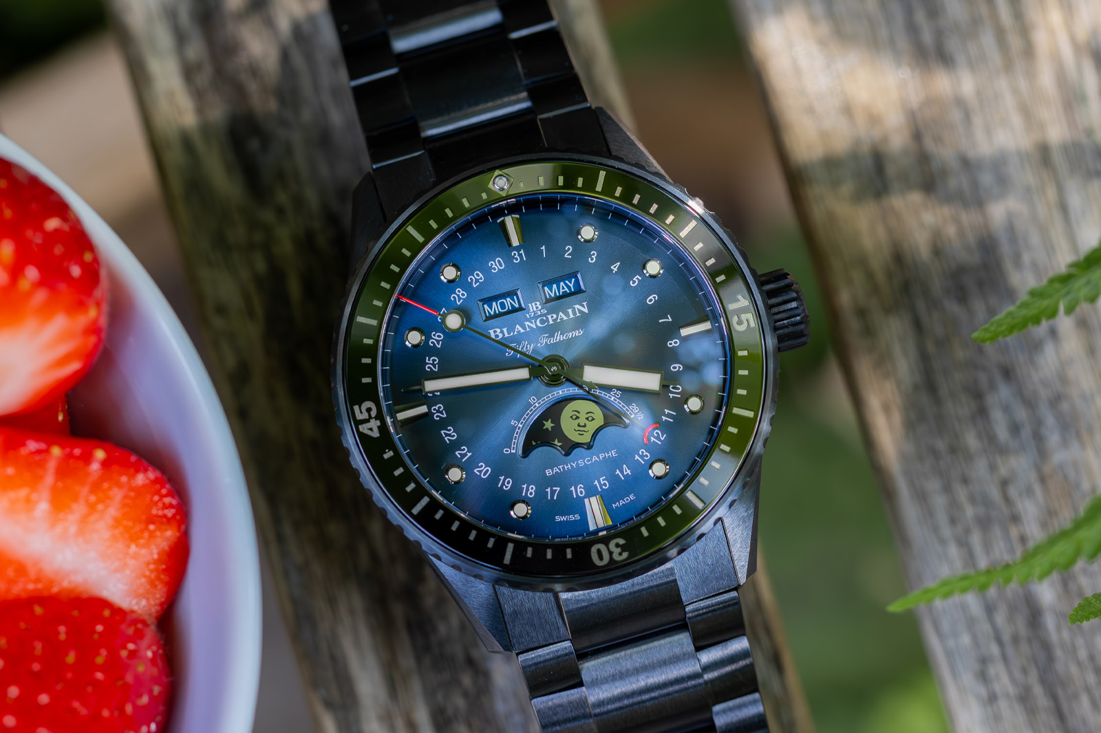 Blancpain Fifty Fathoms Bathyscaphe Quantième Complet Phases de Lune Ceramic Watch Review