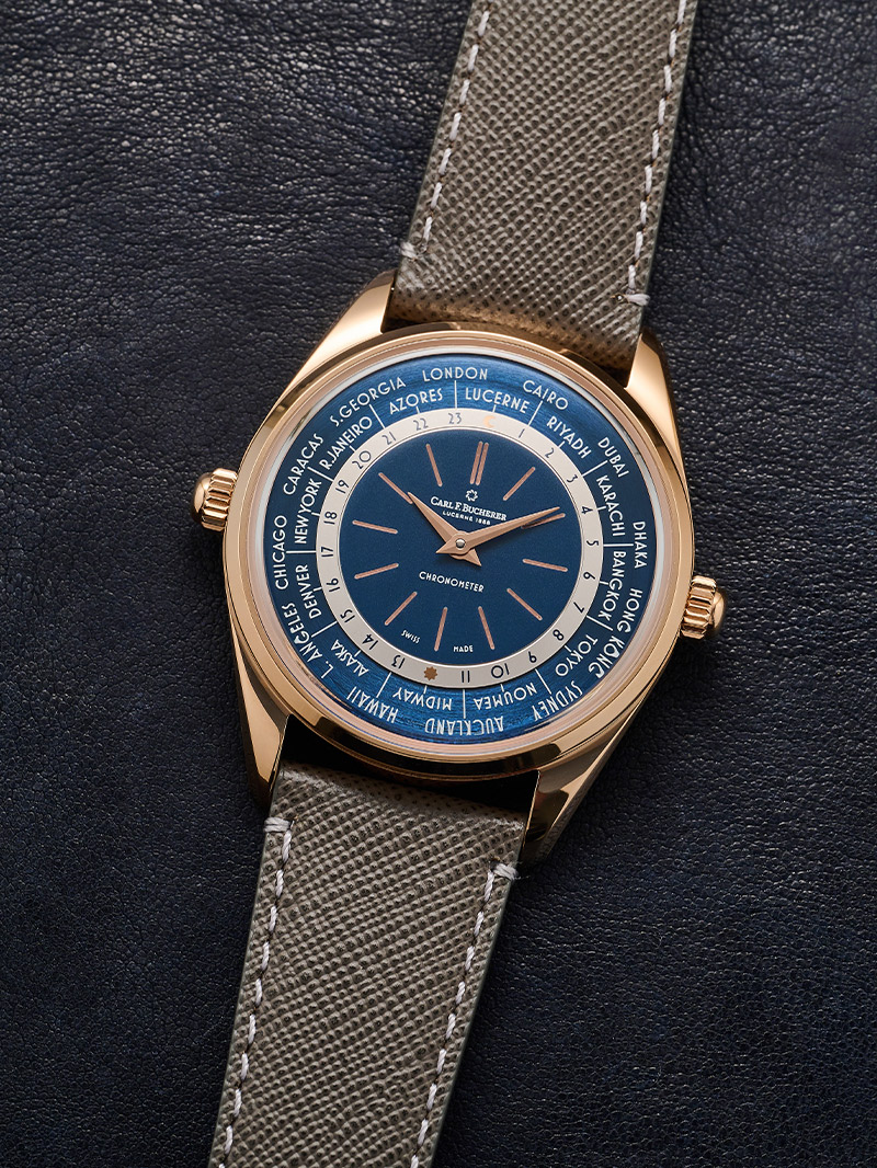 Carl F Bucherer x Hodinkee Heritage Worldtimer Limited Edition For Hodinkee (Unique Piece)