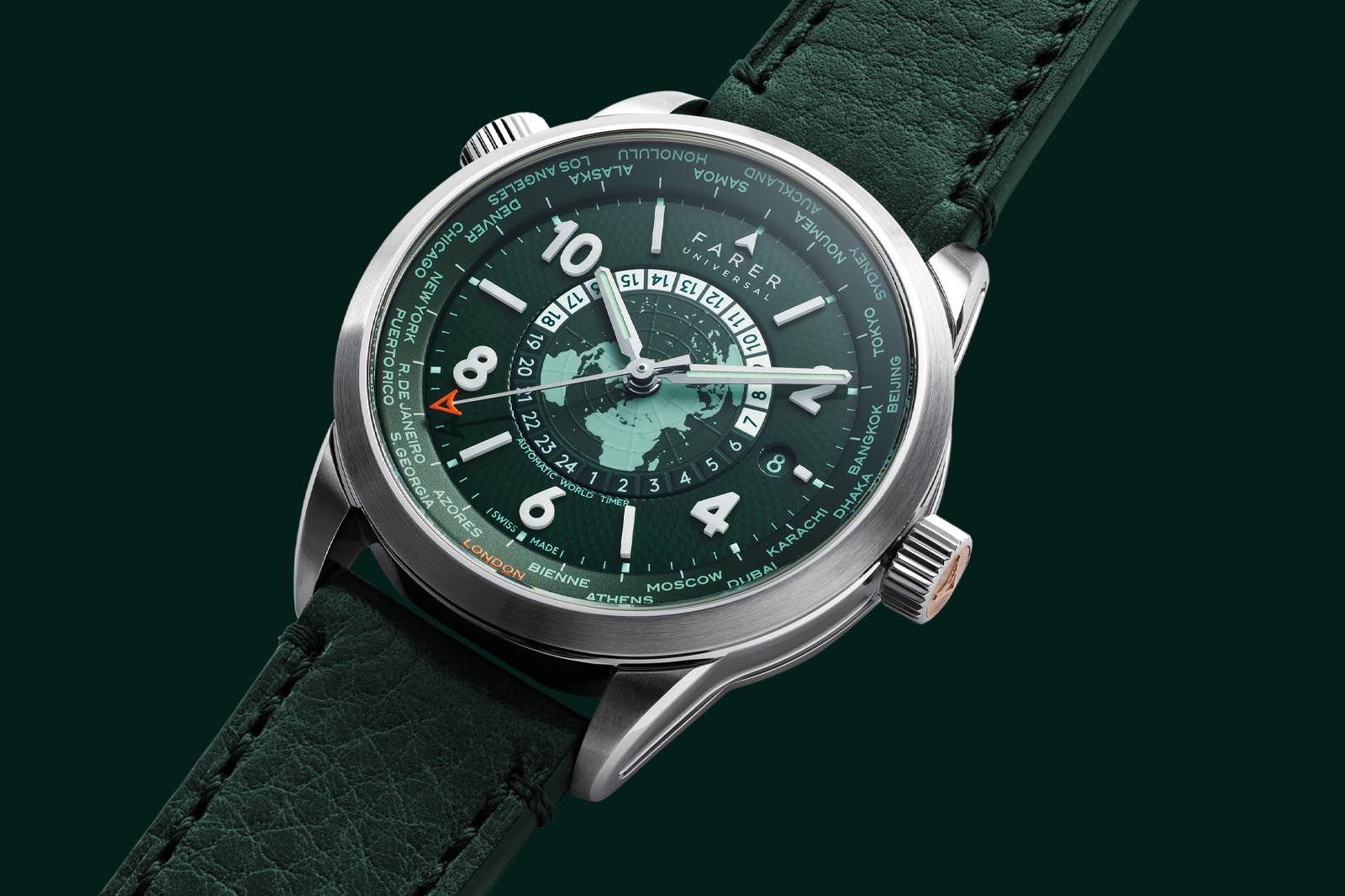 Farer Upgrade World Timer for 2024 with Improved Movement and New Colours