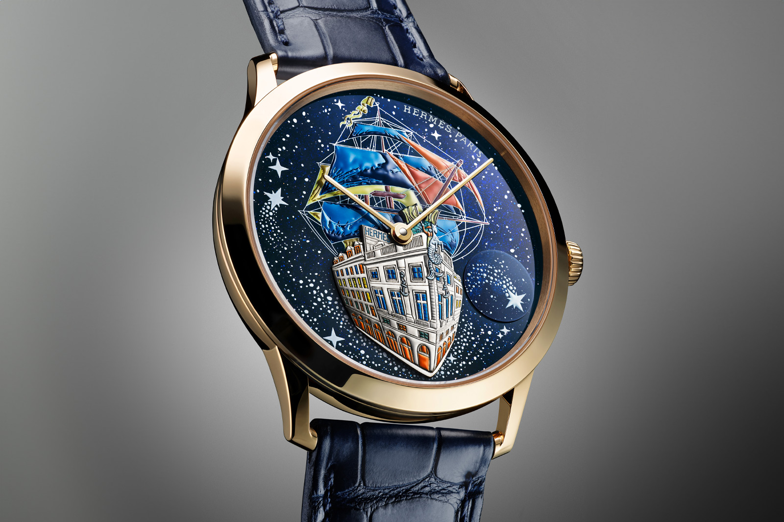 Hermès Slim d’Hermès Flagship Watch Sails into The Stars