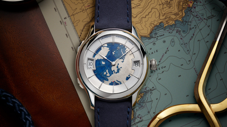 Laurent Ferrier Art in Time Classic Traveller Piece Unique