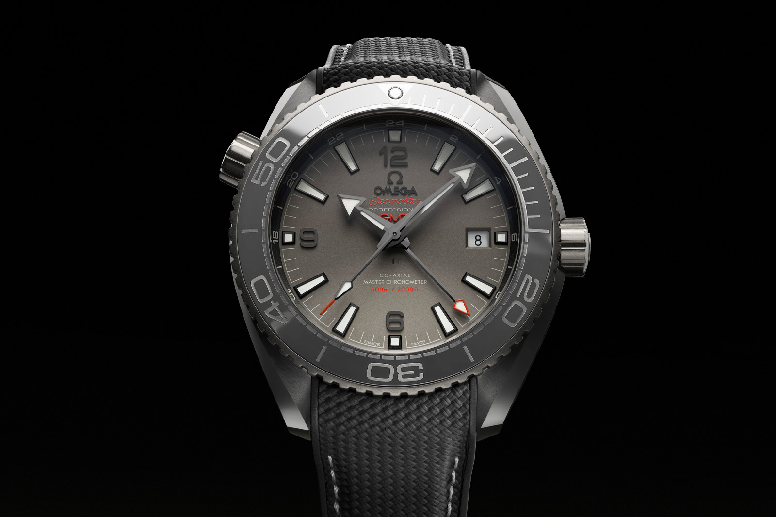 Omega Launch Seamaster Planet Ocean 600m Dark Grey GMT