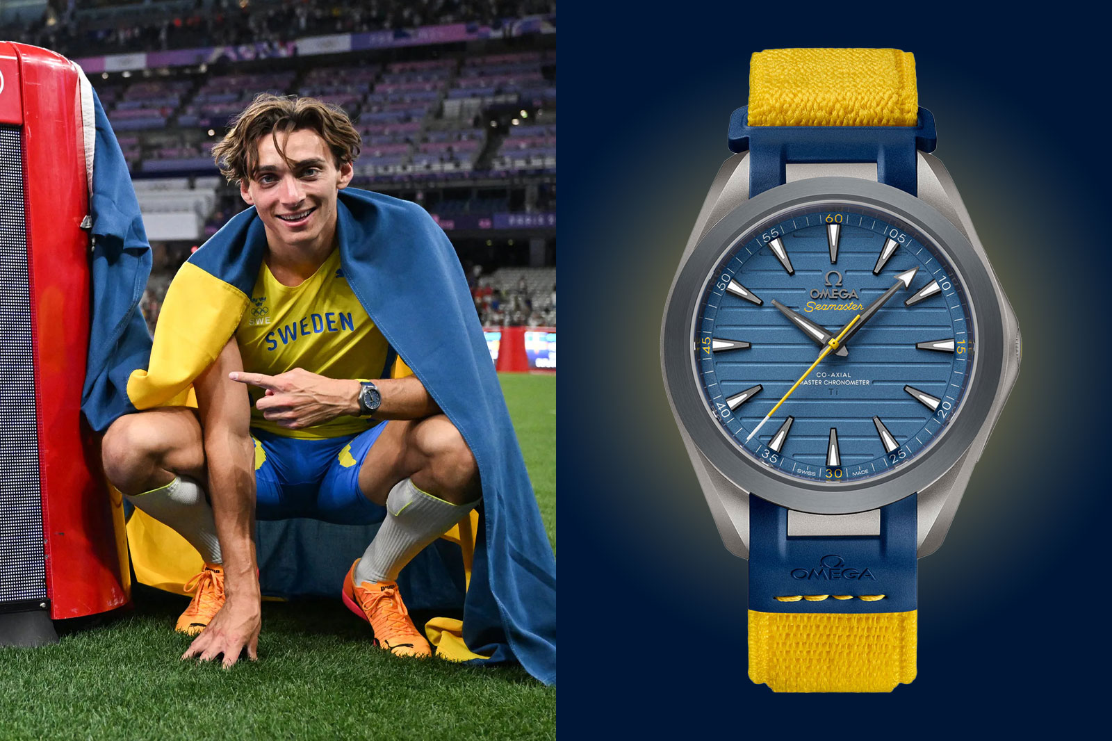 Omega Celebrate Armand Duplantis World Record with Seamaster Aqua Terra “Ultra Light” Special Edition