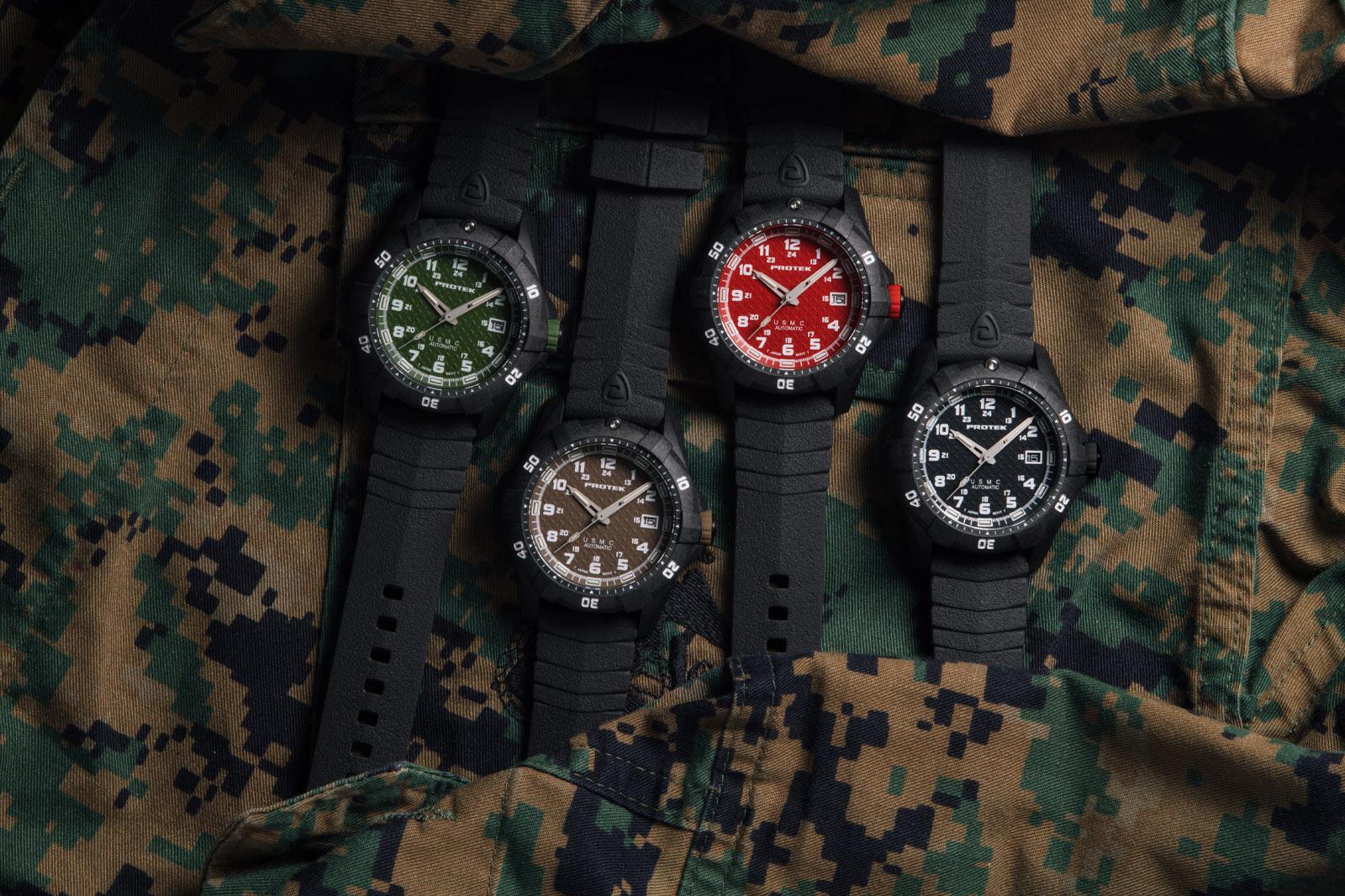 Protek Expand Militaristic Watch Collection with Automatic Movements