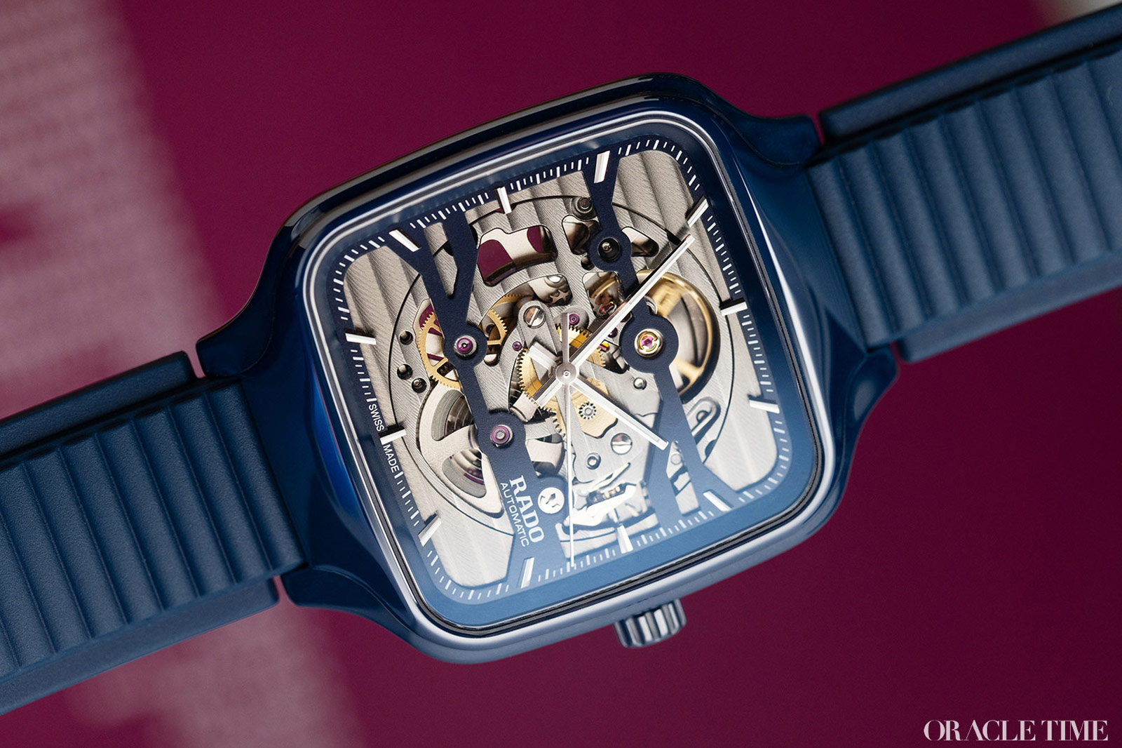 Rado True Square Automatic Skeleton Blue