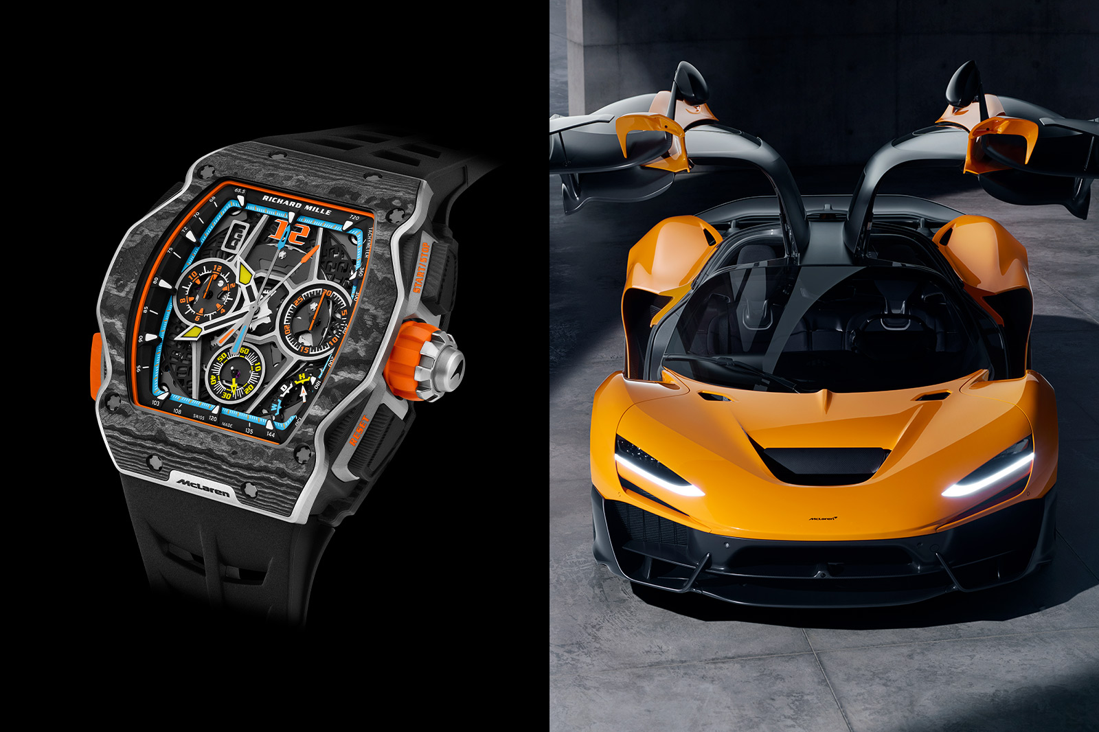 Richard Mille and McLaren Unveil Fourth Collaboration, the RM 65-01 McLaren W1