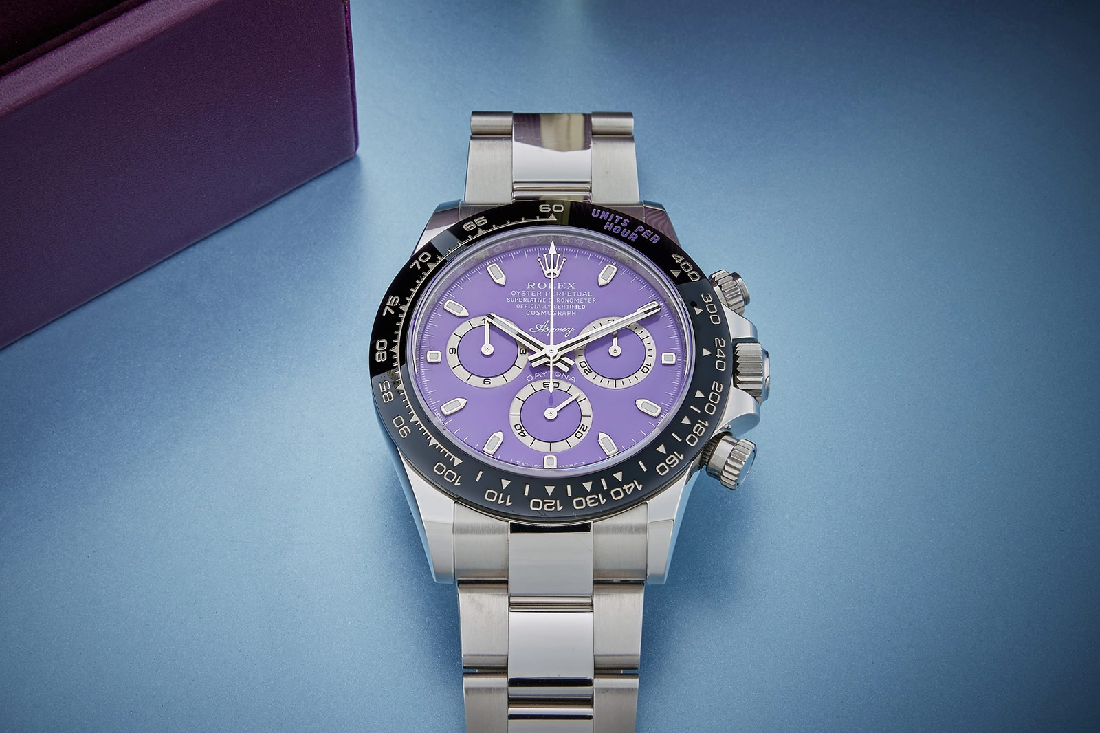 Unusual Purple Rolex Daytona up for Sale at Sotheby’s Fine Watches Online Auction