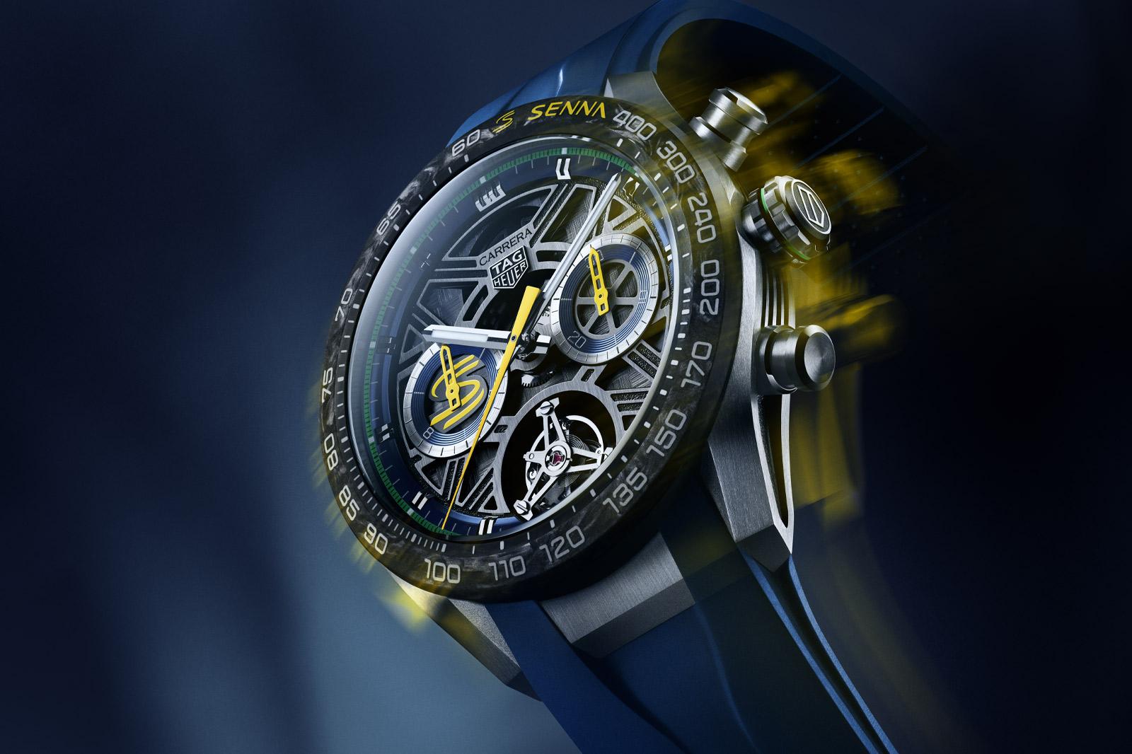 Tag Heuer Carrera Chronograph Tourbillon x Senna 