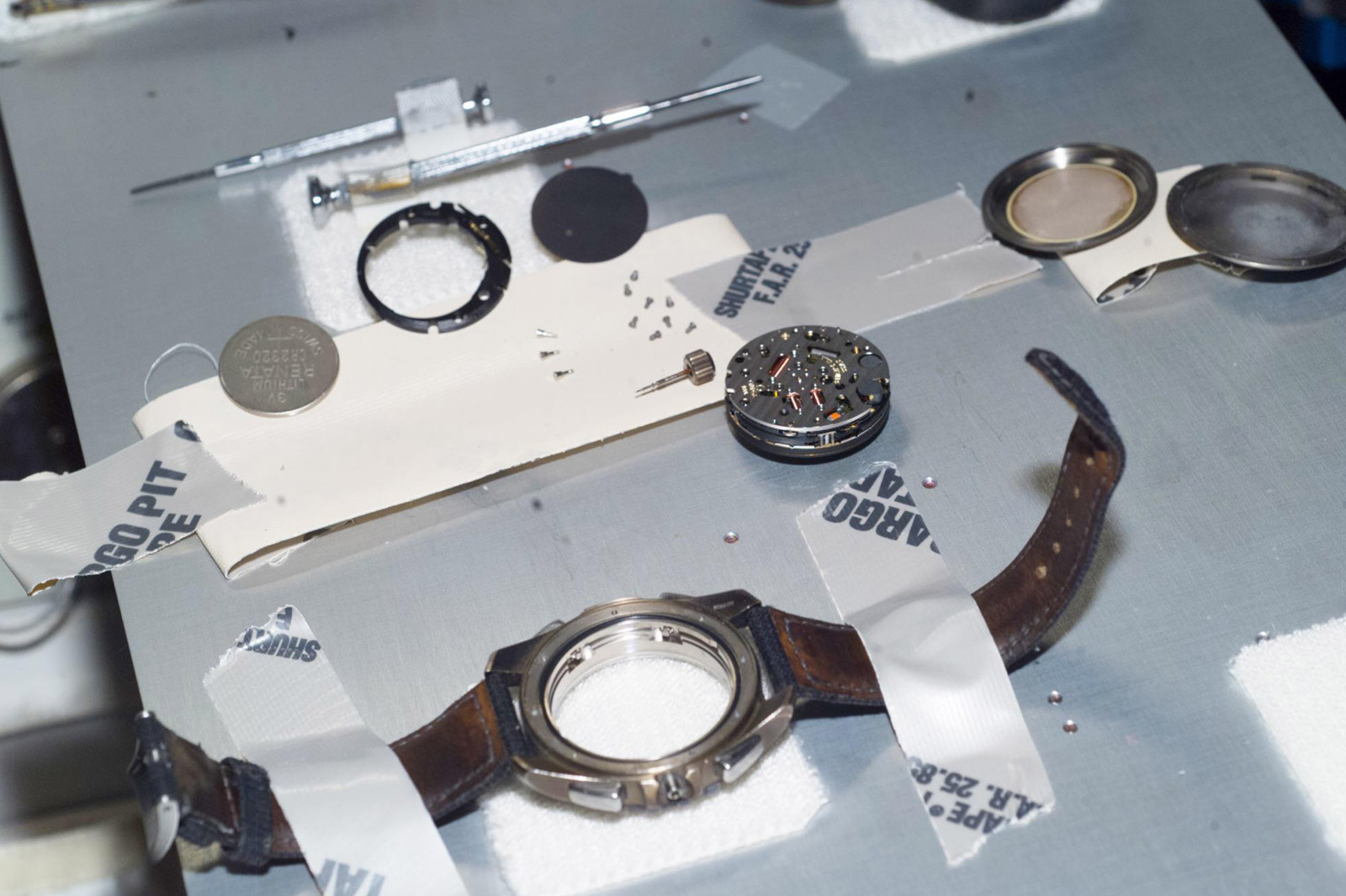 The First Watch Repair in Space